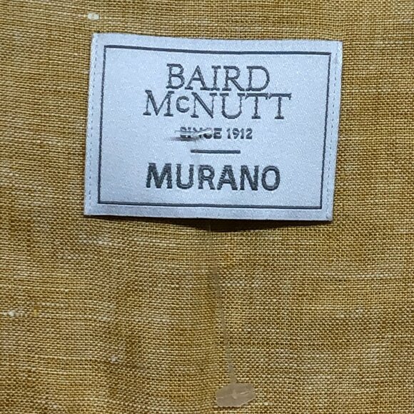 Murano Big & Tall Baird McNutt Long Sleeve Solid Linen Woven Shirt - Picture 3 of 5